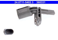 Capteur de vitesse de roue 24.0711-5402.3 ATE