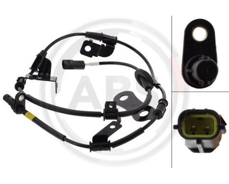 Capteur de vitesse de roue 33087 ABS