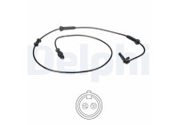 Capteur de vitesse de roue SS20480 Delphi