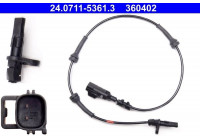 Capteur, vitesse de roue 24.0711-5361.3 ATE