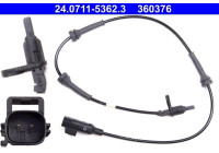 Capteur, vitesse de roue 24.0711-5362.3 ATE