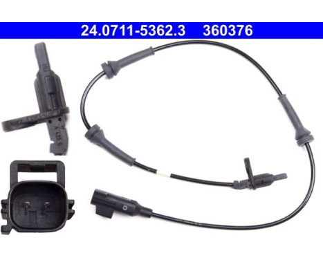 Capteur, vitesse de roue 24.0711-5362.3 ATE