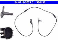 Capteur, vitesse de roue 24.0711-5529.3 ATE