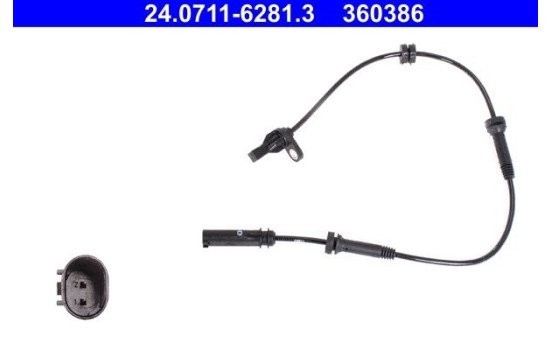 Capteur, vitesse de roue 24.0711-6281.3 ATE, Image 2