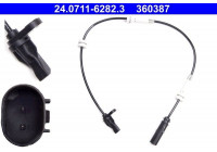 Capteur, vitesse de roue 24.0711-6282.3 ATE