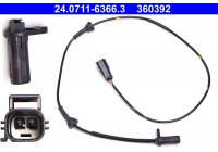 Capteur, vitesse de roue 24.0711-6366.3 ATE