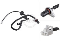 Capteur, vitesse de roue 30912 ABS