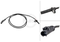 Capteur, vitesse de roue 31618 ABS