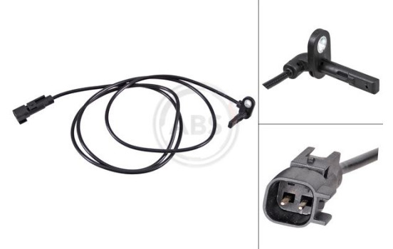 Capteur, vitesse de roue 31714 ABS