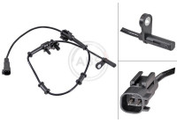 Capteur, vitesse de roue 31819 ABS