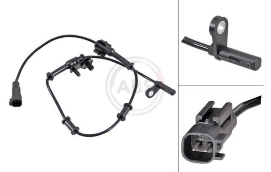 Capteur, vitesse de roue 31819 ABS