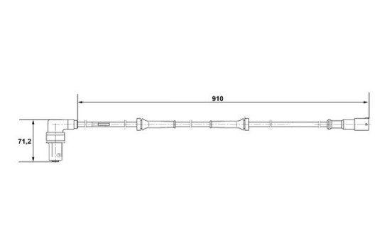 Capteur, vitesse de roue DF1+DF2,18DM Bosch, Image 5