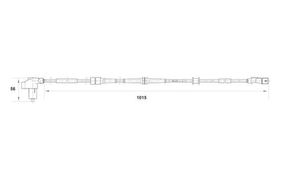 Capteur, vitesse de roue DF6 Bosch, Image 4