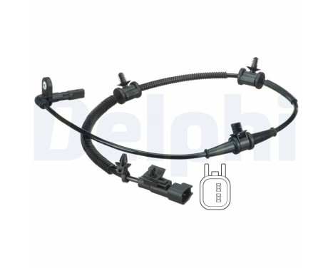 Capteur, vitesse de roue SS20358 Delphi