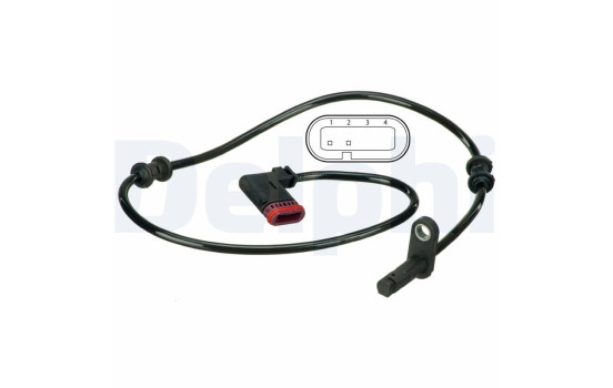 Capteur, vitesse de roue SS20502 Delphi, Image 2