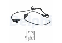 Capteur, vitesse de roue SS20526 Delphi