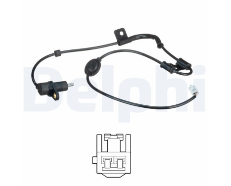 Capteur, vitesse de roue SS20526 Delphi