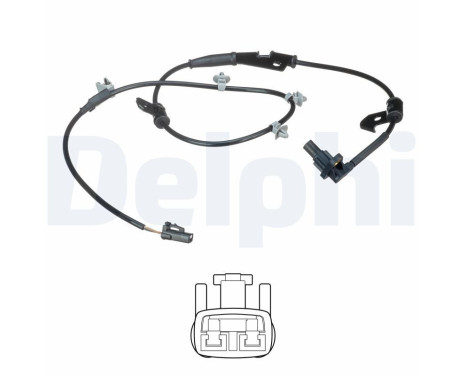 Capteur, vitesse de roue SS20531 Delphi