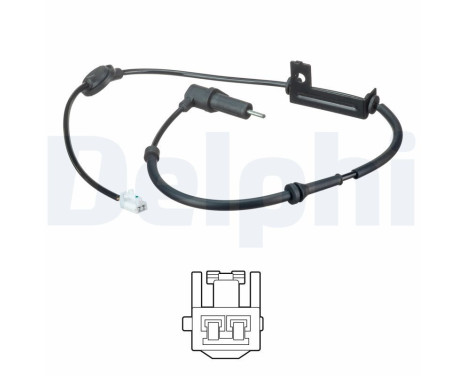 Capteur, vitesse de roue SS20538 Delphi
