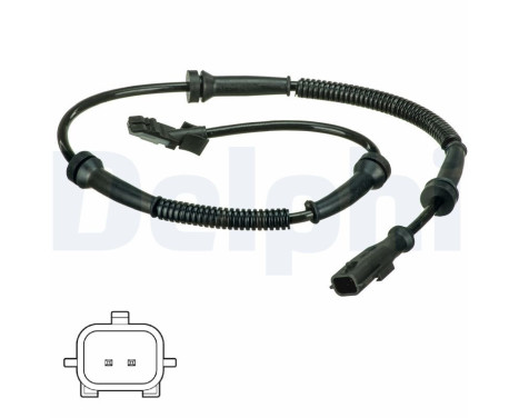 Capteur, vitesse de roue SS20572 Delphi