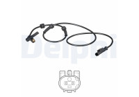 Capteur, vitesse de roue SS20578 Delphi