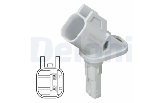 Capteur, vitesse de roue SS20581 Delphi, Image 3