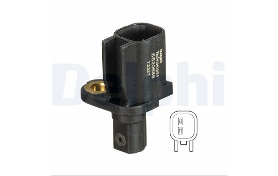 Capteur, vitesse de roue SS20586 Delphi, Image 2