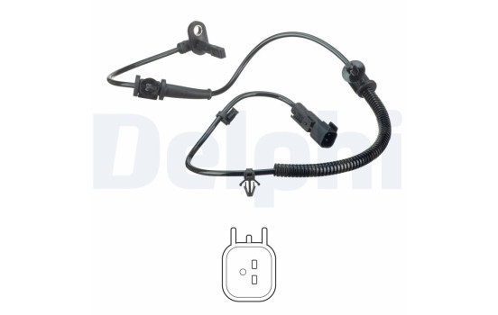 Capteur, vitesse de roue SS20594 Delphi, Image 2