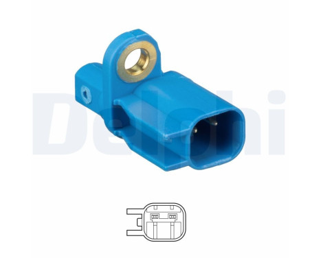 Capteur, vitesse de roue SS20607 Delphi