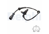 Capteur, vitesse de roue SS20756 Delphi