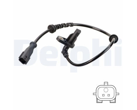 Capteur, vitesse de roue SS20756 Delphi