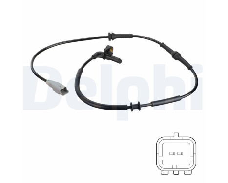 Capteur, vitesse de roue SS20761 Delphi