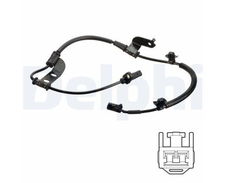 Capteur, vitesse de roue SS20803 Delphi