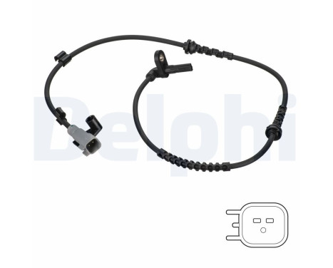 Capteur, vitesse de roue SS20817 Delphi