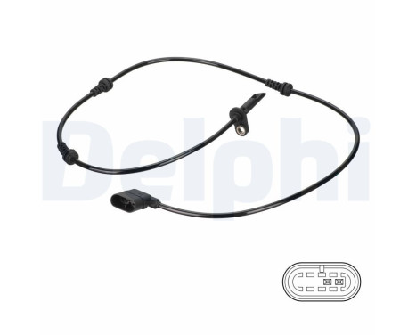 Capteur, vitesse de roue SS20830 Delphi
