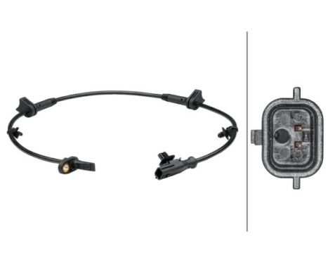 Capteur, vitesse de roue