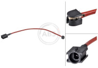 Avertissement de contact, usure des garnitures/plaquettes de frein 39474 ABS