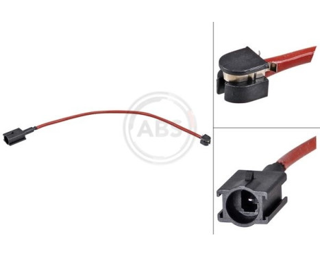 Avertissement de contact, usure des garnitures/plaquettes de frein 39474 ABS