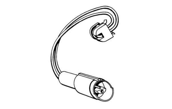 Contact d'avertissement, usure des plaquettes de frein 39506 ABS