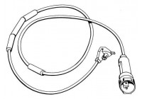 Contact d'avertissement, usure des plaquettes de frein 39517 ABS