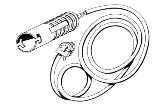 Contact d'avertissement, usure des plaquettes de frein 39535 ABS