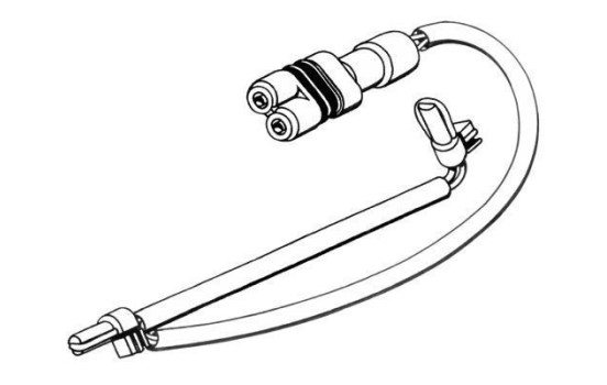 Contact d'avertissement, usure des plaquettes de frein 39537 ABS