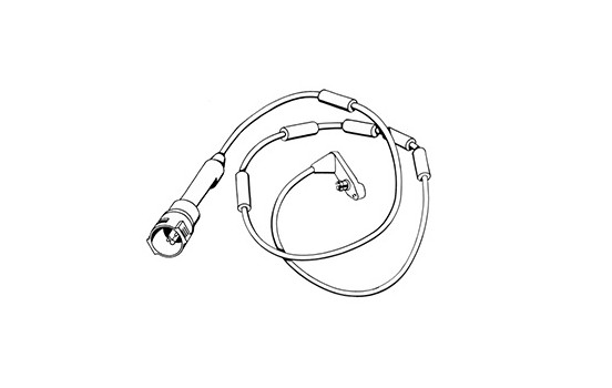 Contact d'avertissement, usure des plaquettes de frein 39558 ABS, Image 2