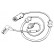 Contact d'avertissement, usure des plaquettes de frein 39560 ABS