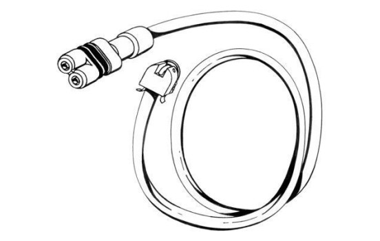 Contact d'avertissement, usure des plaquettes de frein 39561 ABS