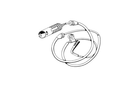 Contact d'avertissement, usure des plaquettes de frein 39578 ABS, Image 2