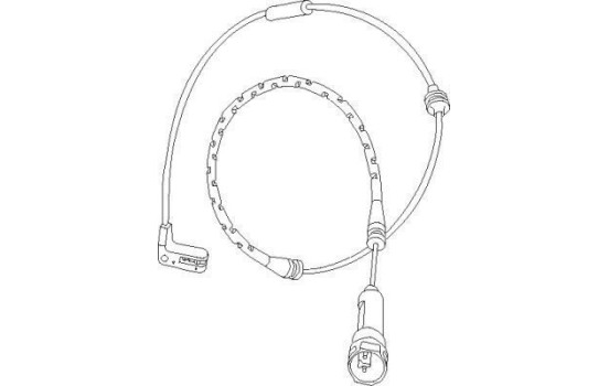 Contact d'avertissement, usure des plaquettes de frein 39605 ABS