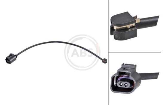 Contact d'avertissement, usure des plaquettes de frein 39704 ABS, Image 3