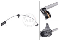 Contact d'avertissement, usure des plaquettes de frein 39973 ABS