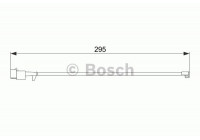 Contact d'avertissement, usure des plaquettes de frein AP865 Bosch